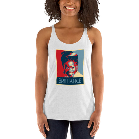 Amanda Gorman The Hill We Climb Poem 2021 Presidential Inauguration Souvenir Women's Racerback Tank Top