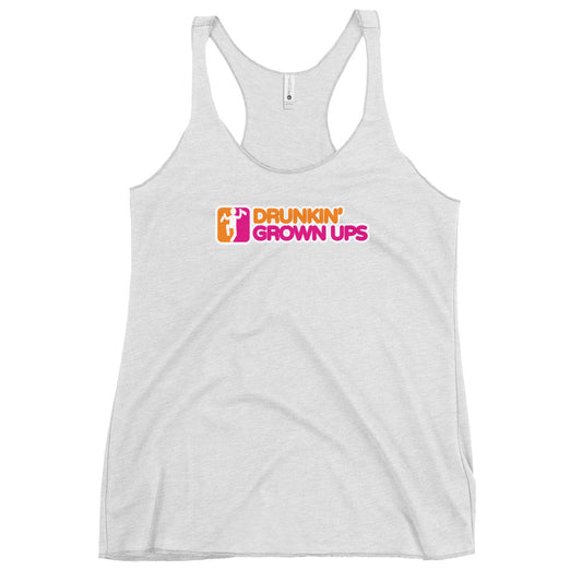 Funny Parody Party Drinking Quote Joke Women's Racerback Tank Top