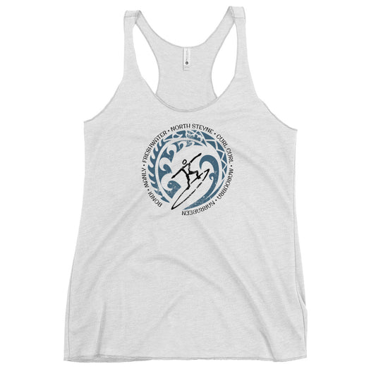 Cool Sydney Australia Surf Surfing Fan Women's Racerback Tank Top