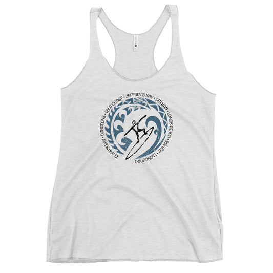 Cool South Africa Surf Surfing Fan Women's Racerback Tank Top