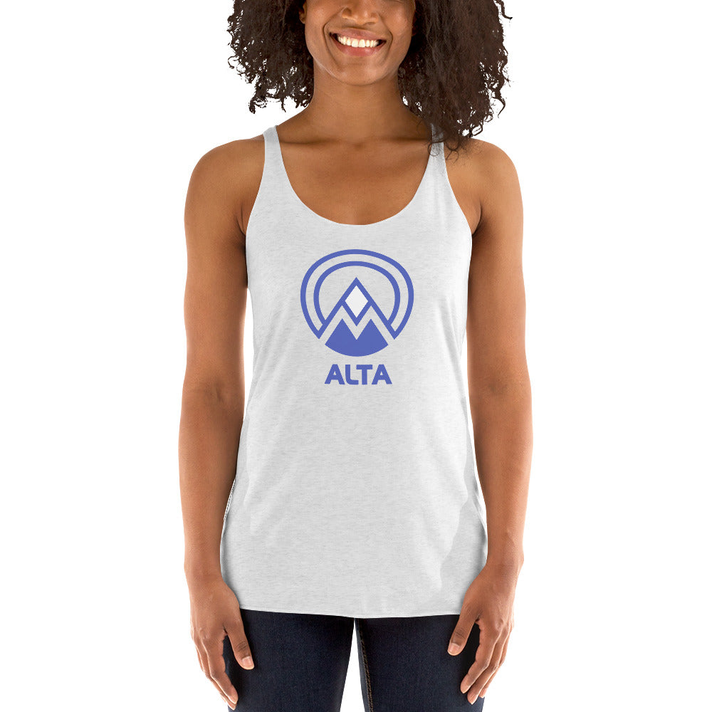 Alta Utah Skiing Snowboarding Fan Women's Racerback Tank Top