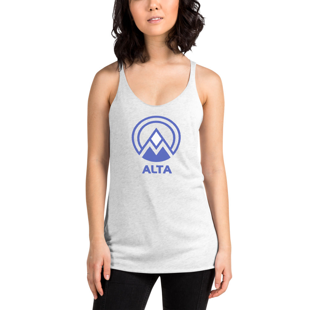 Alta Utah Skiing Snowboarding Fan Women's Racerback Tank Top