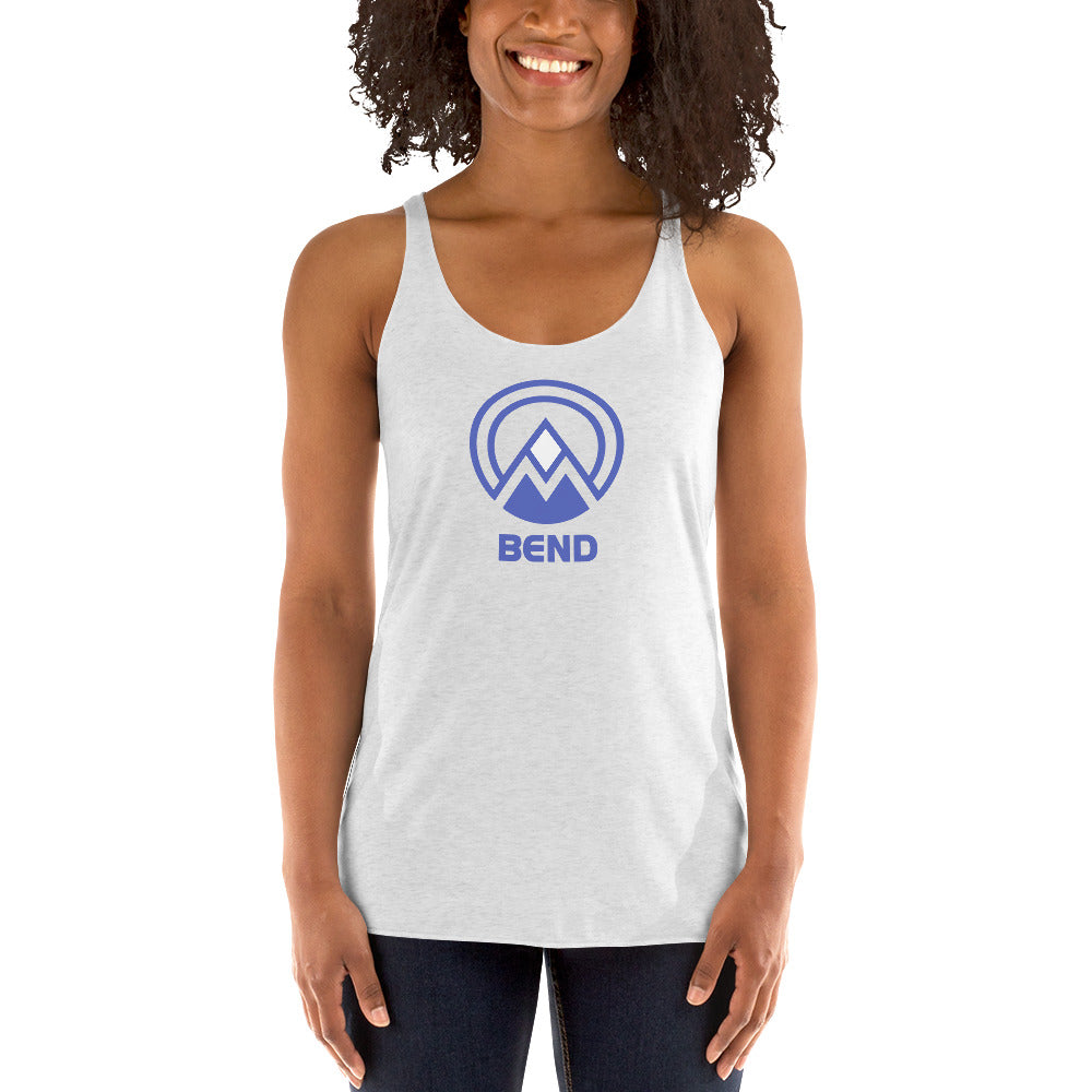 Bend Oregon Skiing Snowboarding Fan Women's Racerback Tank Top