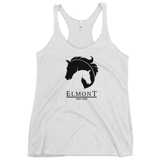 Cool Belmont Horse Racing Track Derby Fan Women's Racerback Tank Top