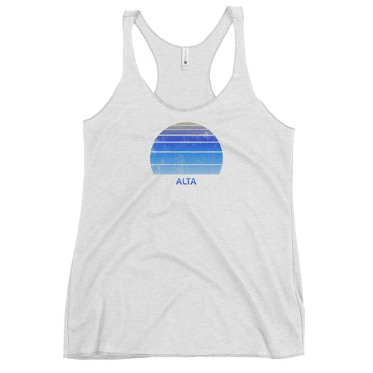 Retro Alta Utah Ski Skiing Fan Women's Racerback Tank Top
