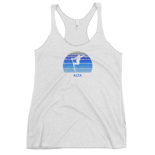 Retro Alta Utah Skiing Fan Women's Racerback Tank Top