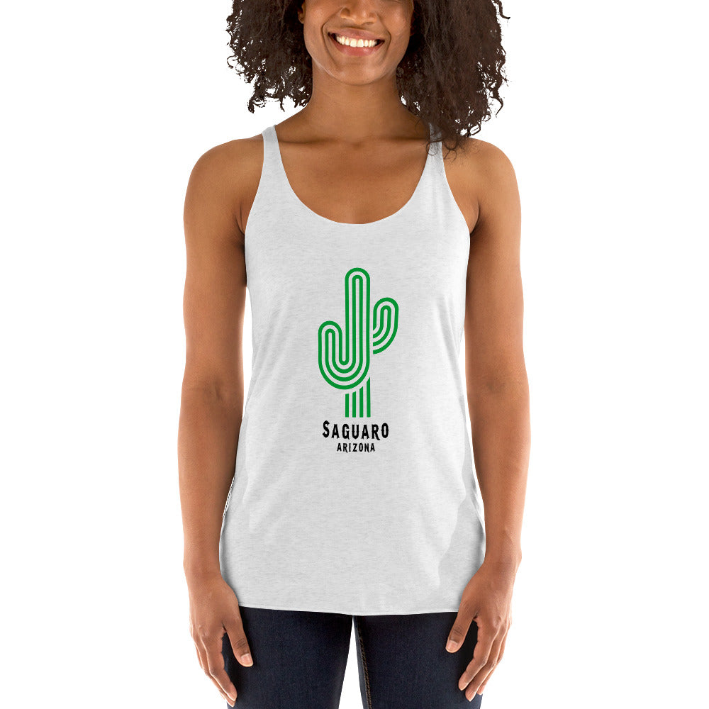 Saguaro National Park Arizona  Women's Racerback Tank Top