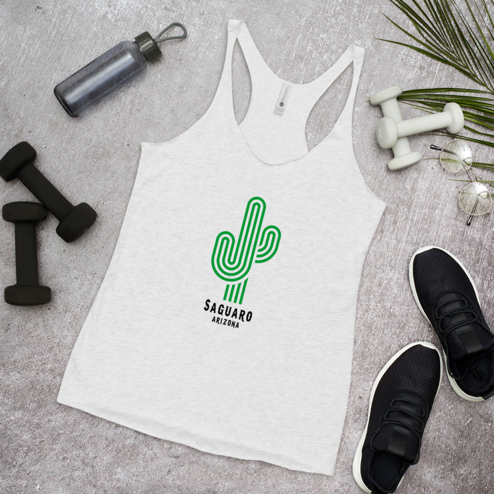 Saguaro National Park Arizona  Women's Racerback Tank Top