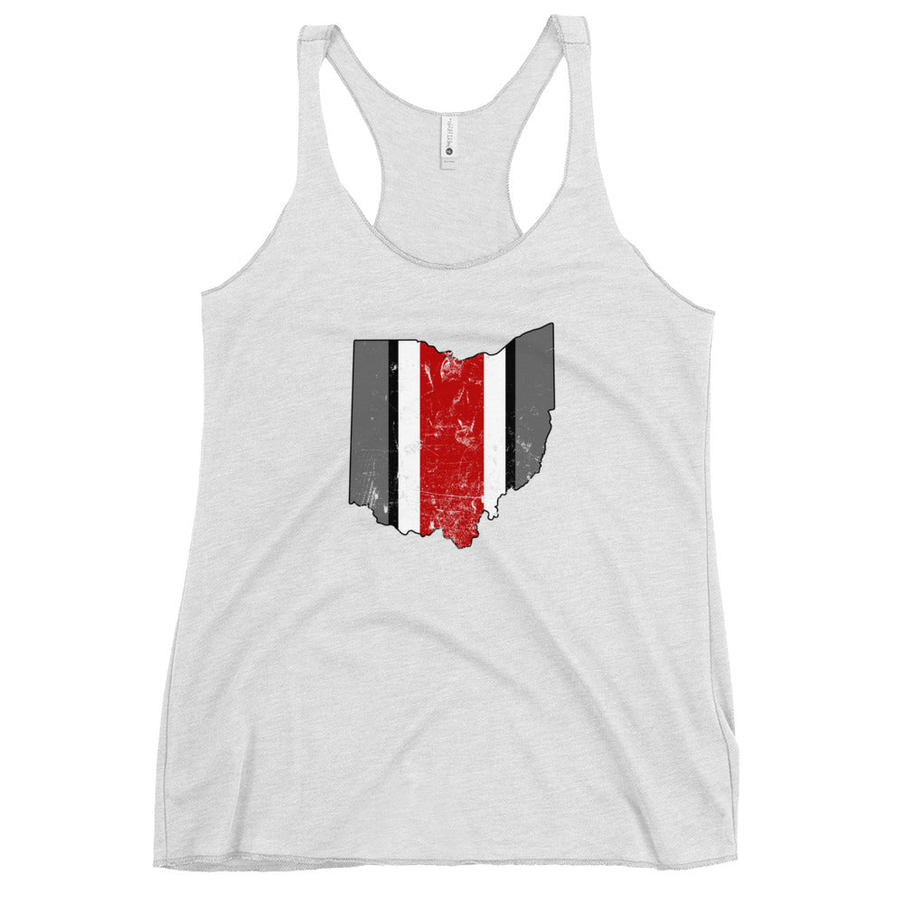 State Of Ohio Cool Native Fan Women's Racerback Tank Top