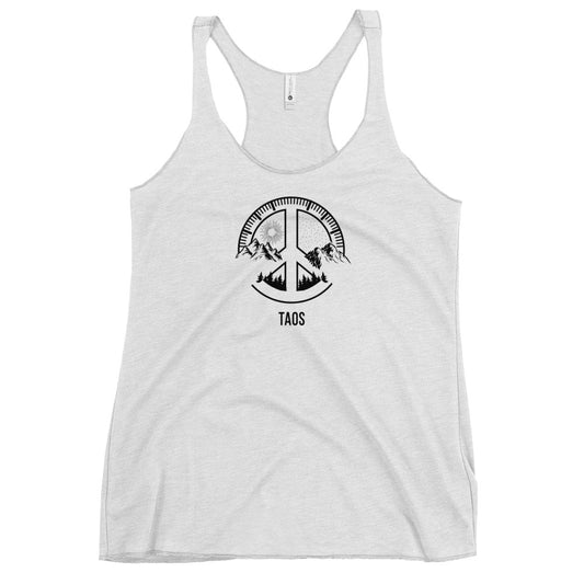 Cool Taos New Mexico Outdoors Fan Nature Lover Ski Women's Racerback Tank Top