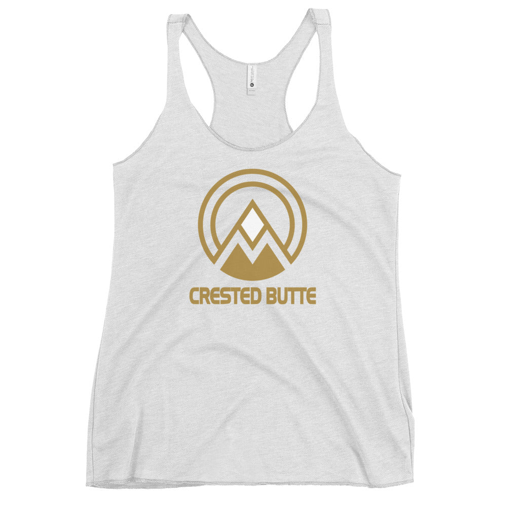 Crested Butte Colorado Ski Resort Vacation Souvenir Women's Racerback Tank Top