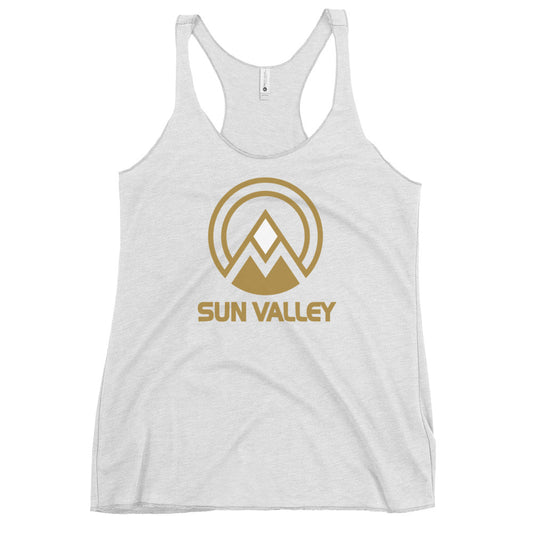 Sun Valley Idaho Ski Resort Vacation Souvenir Women's Racerback Tank Top