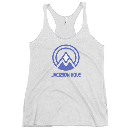 Jackson Hole Wyoming Ski Resort Vacation Souvenir Women's Racerback Tank Top