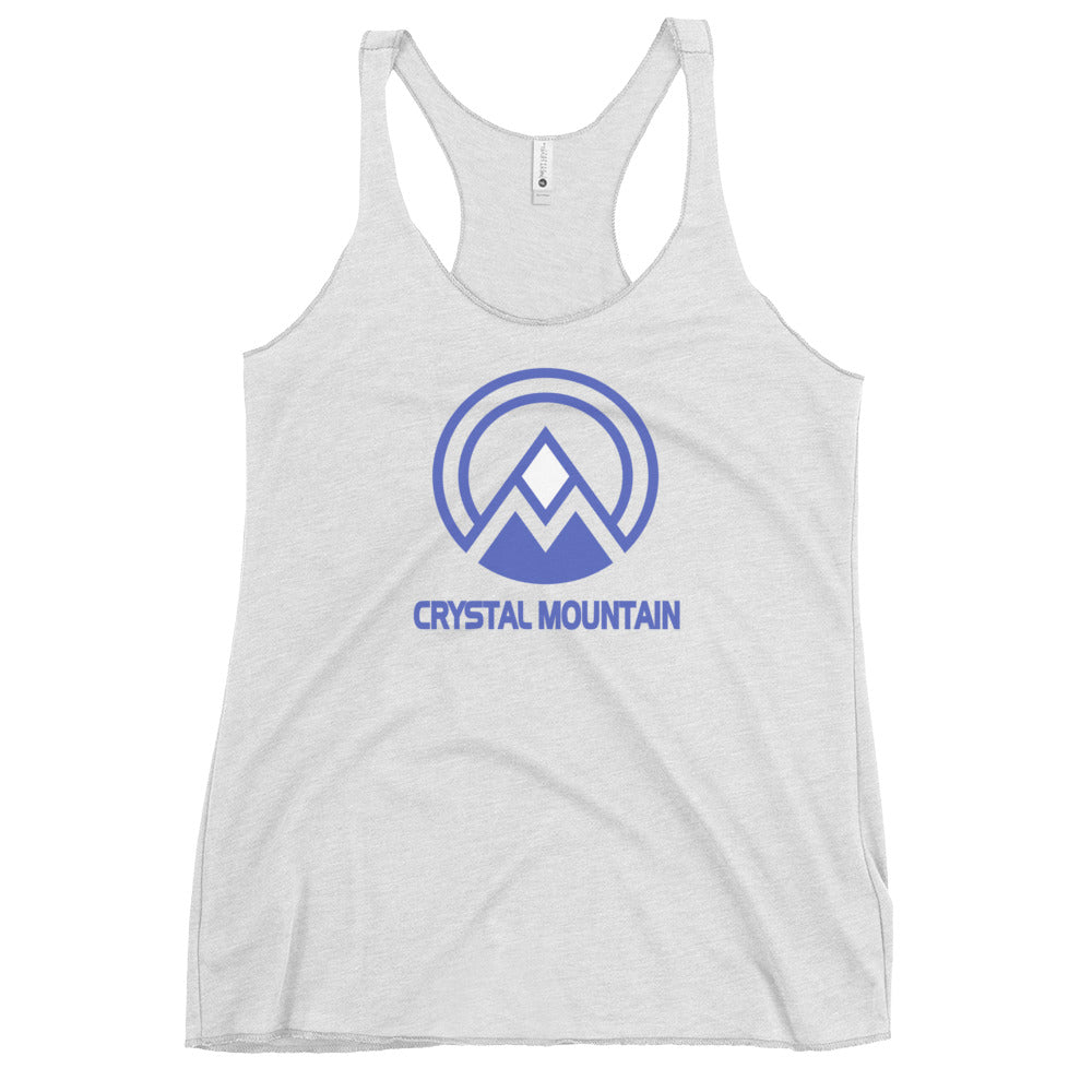 Crystal Mountain Ski Resort Vacation Souvenir Women's Racerback Tank Top