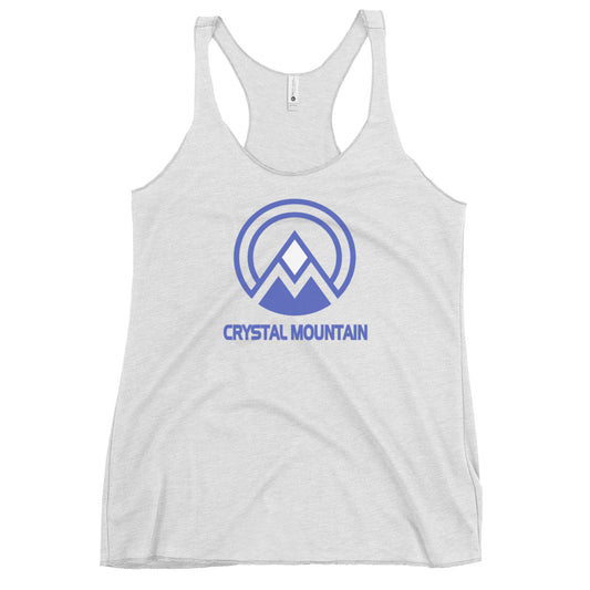 Crystal Mountain Ski Resort Vacation Souvenir Women's Racerback Tank Top