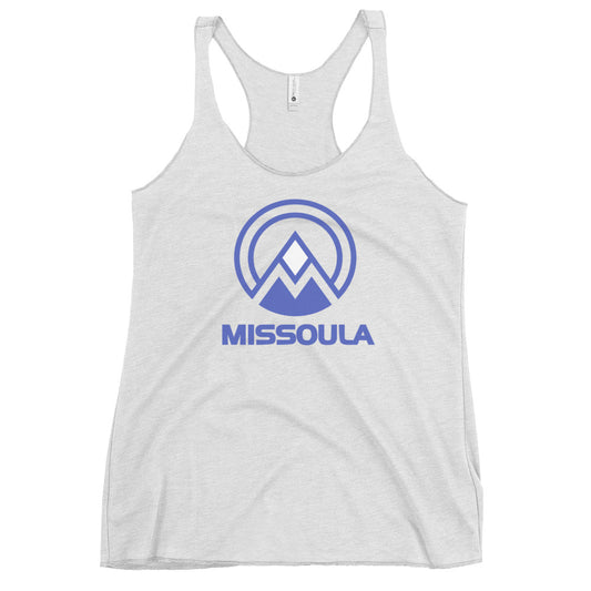 Missoula Montana Ski Resort Vacation Souvenir Women's Racerback Tank Top