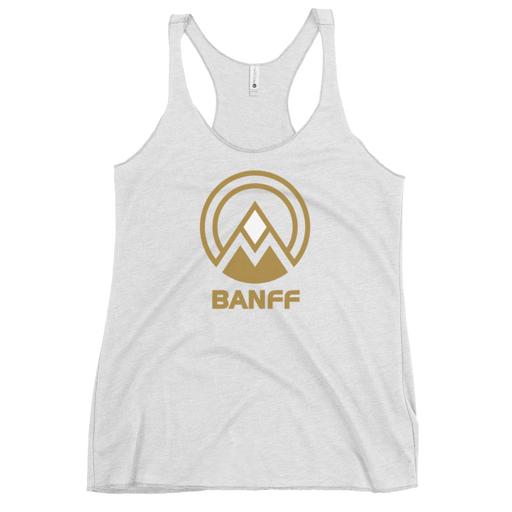 Banff Canada Ski Resort Vacation Souvenir Cool Women's Racerback Tank Top