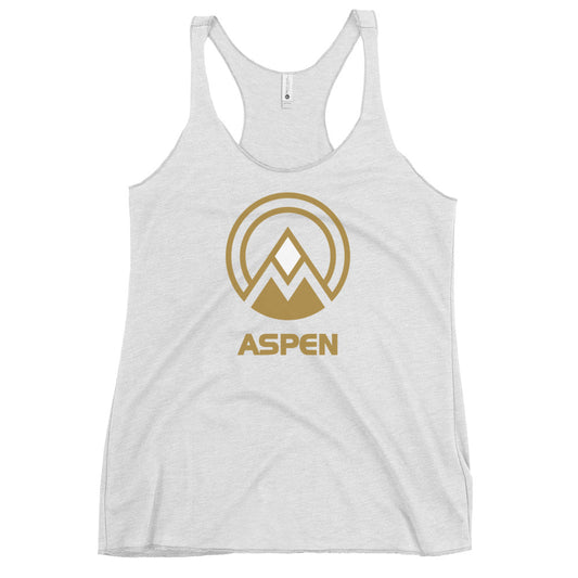 Aspen Colorado Ski Resort Vacation Souvenir Women's Racerback Tank Top