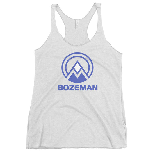 Bozeman Montana Ski Resort Vacation Souvenir Women's Racerback Tank Top