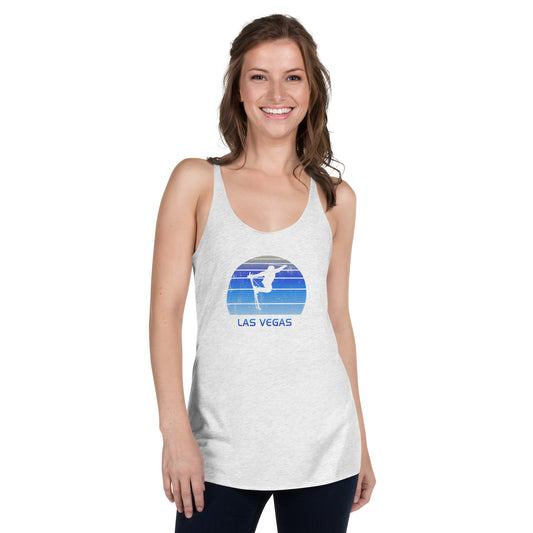 Funny Vintage Ski Las Vegas Nevada Women's Racerback Tank Top