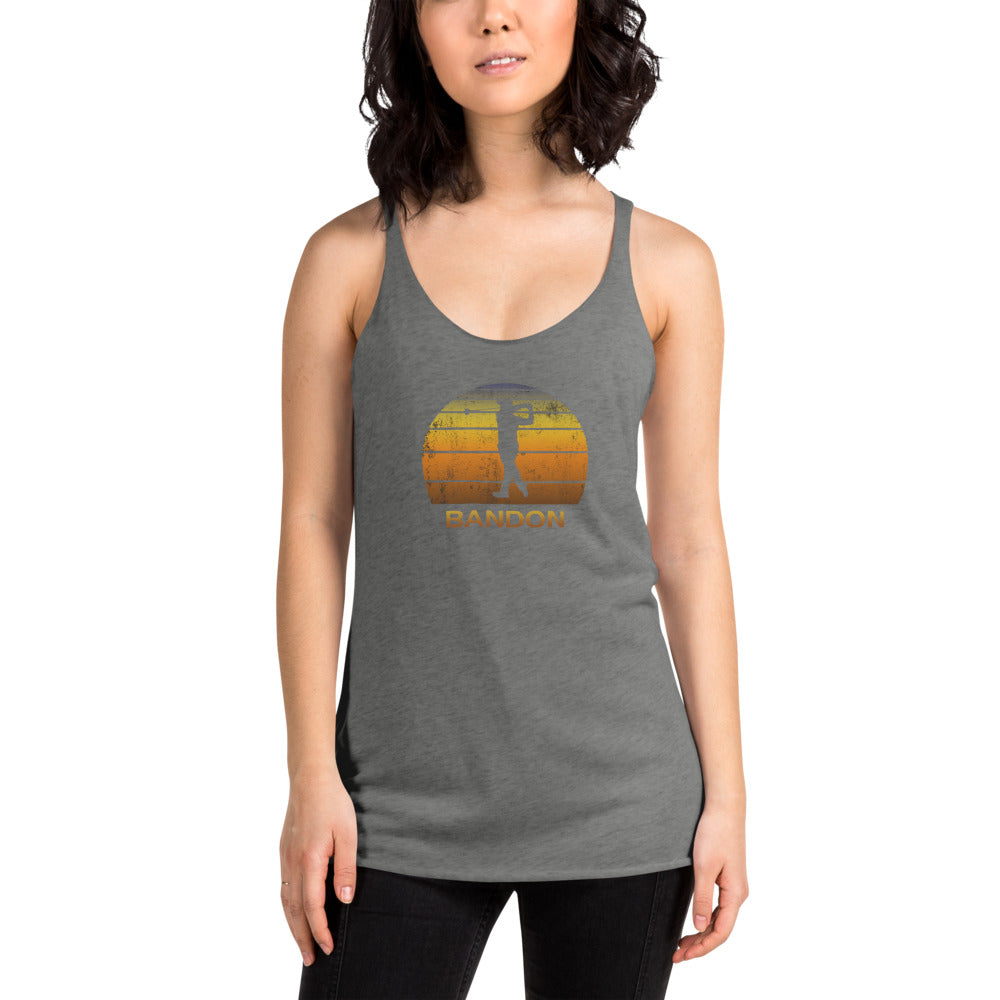 Bandon Oregon Golf Fan Golfer Women's Racerback Tank Top