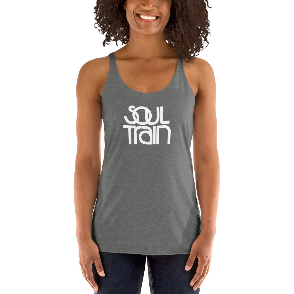 Soul Train Old School 70s Dance TV Show Women's Racerback Tank Top