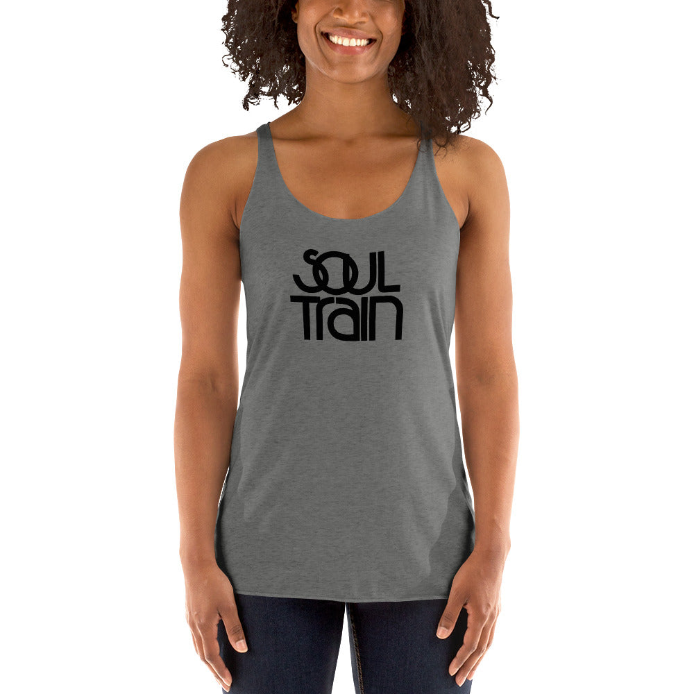 Soul Train Old School 70s Dance TV Show Women's Racerback Tank Top