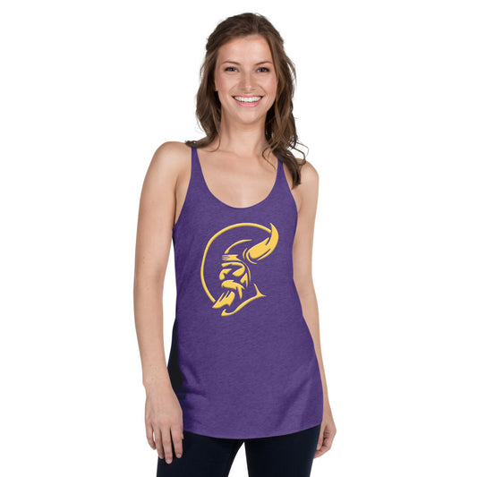 Skol Viking Chant Slogan Minnesota Fan Football Women's Racerback Tank Top