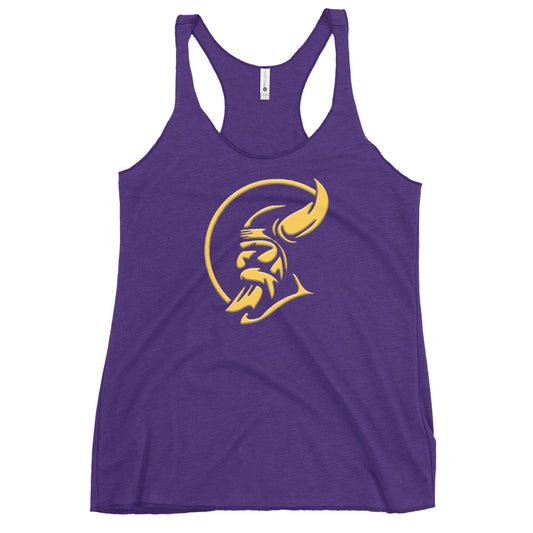 Skol Viking Chant Slogan Minnesota Fan Football Women's Racerback Tank Top