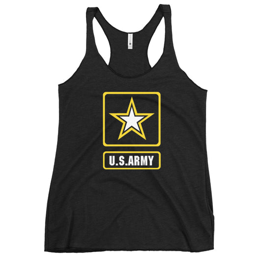 U.S. Army Military Service Active Retired Veteran Appreciation Women's Racerback Tank Top