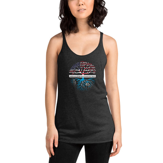 Blackfoot Blackfeet Indian Native American Tribe Ancestry Heritage Women's Racerback Tank Top