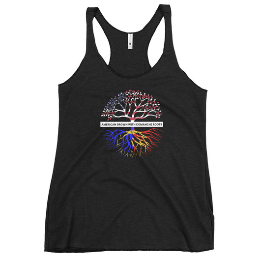 Comanche Indian Native American Tribe Ancestry Heritage Women's Racerback Tank Top