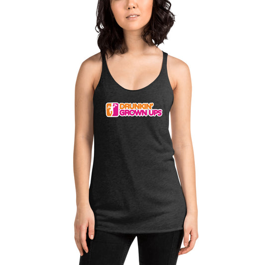 Funny Parody Party Drinking Quote  Joke Women's Racerback Tank Top