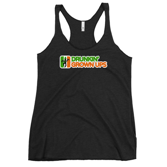 Funny St. Patrick's Day Party Parody Drinking Quote  Joke Women's Racerback Tank Top