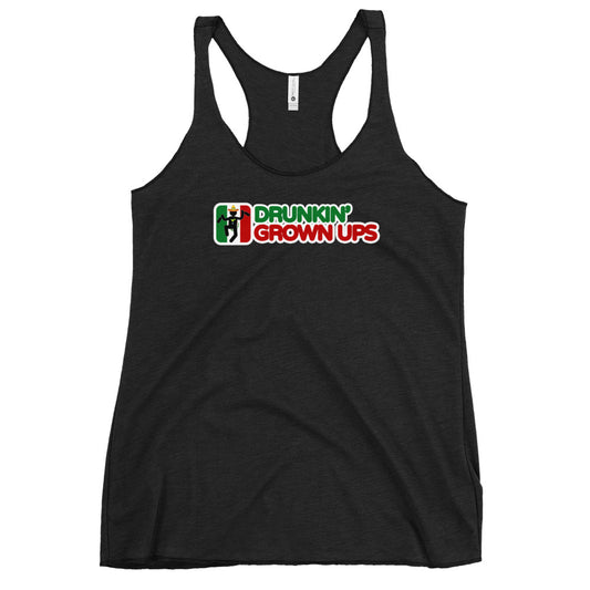 Funny Cinco De Mayo Mexican Party Parody Drinking Quote  Joke Women's Racerback Tank Top