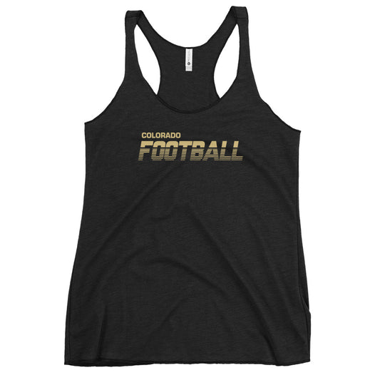 Colorado Cool State Native Buffalo Fan Women's Racerback Tank Top