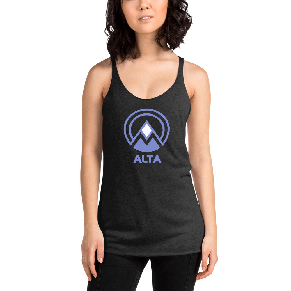 Alta Utah Skiing Snowboarding Fan Women's Racerback Tank Top