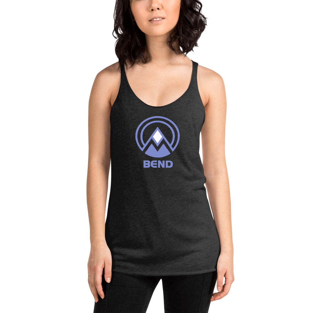 Bend Oregon Skiing Snowboarding Fan Women's Racerback Tank Top