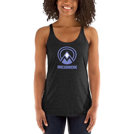 Breckenridge Colorado Skiing Snowboarding Fan Women's Racerback Tank Top