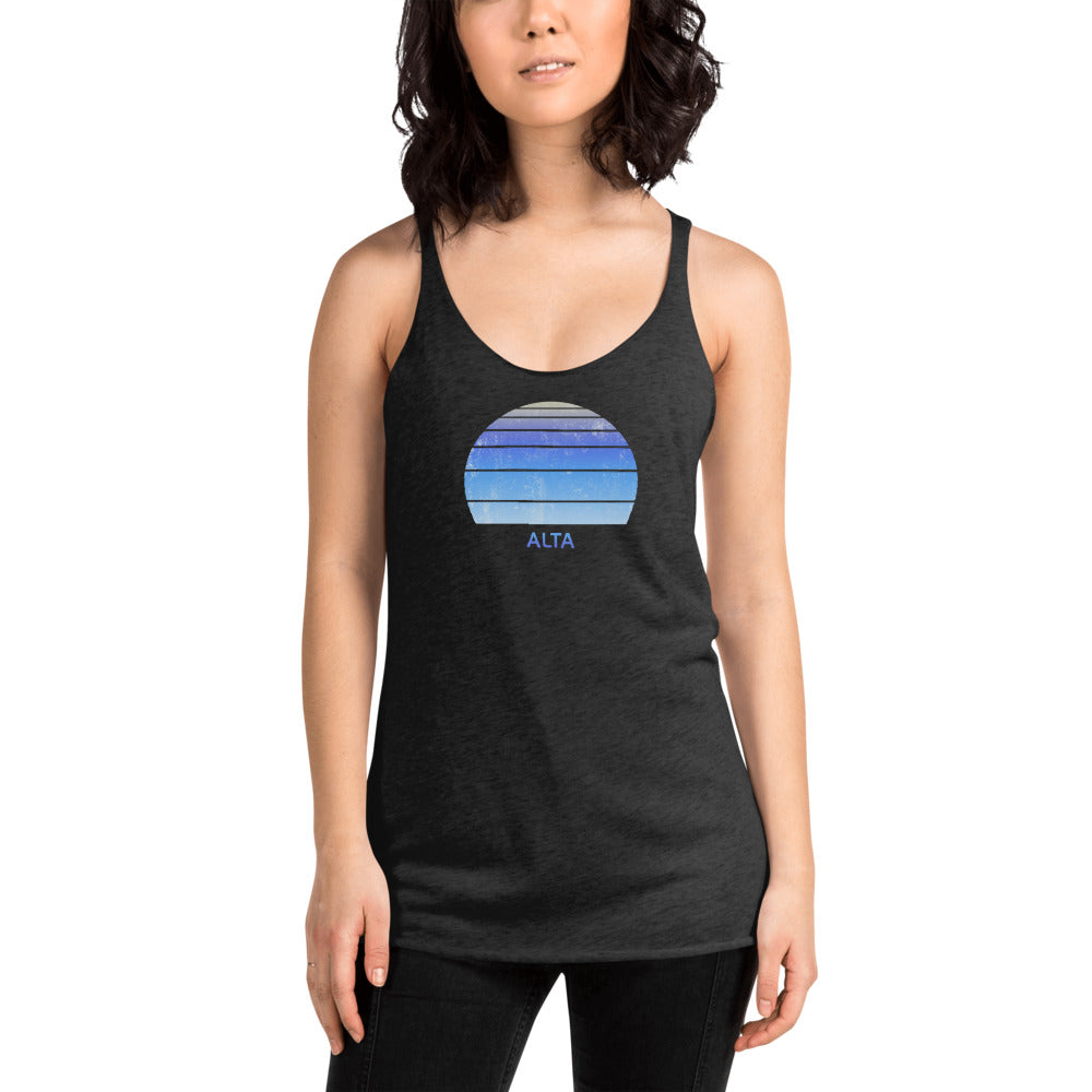 Retro Alta Utah Ski Skiing Fan Women's Racerback Tank Top