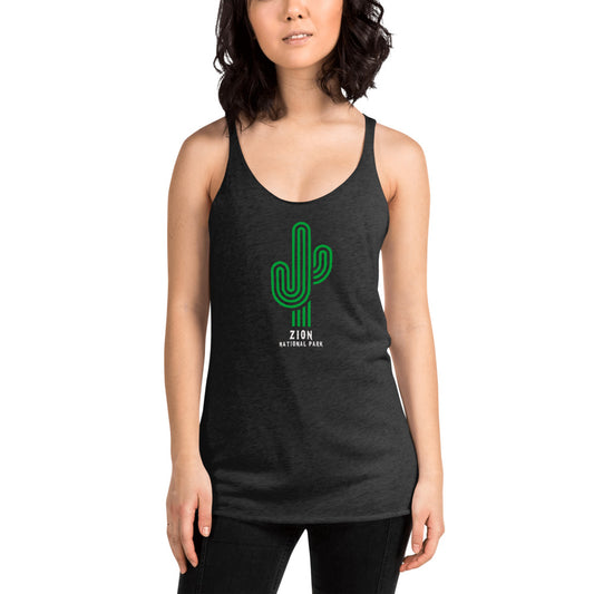 Zion National Park Utah  Graphic Print Women's Racerback Tank Top