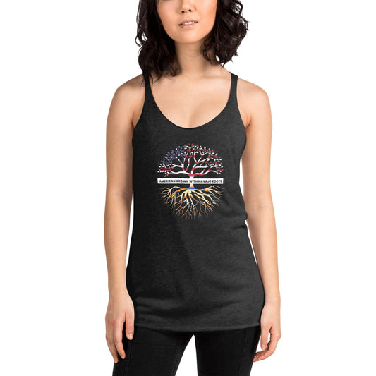 Navajo Indian Native American Tribe Ancestry Heritage Women's Racerback Tank Top
