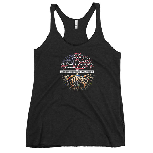 Navajo Indian Native American Tribe Ancestry Heritage Women's Racerback Tank Top