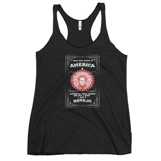 Native American Navajo Indian Tribe Ancestry Heritage Women's Racerback Tank Top