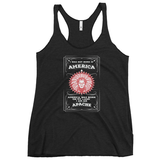 Native American Apache Indian Tribe Ancestry Heritage Women's Racerback Tank Top