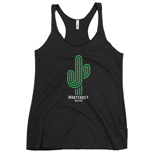 Monterrey Mexico  Graphic Print Women's Racerback Tank Top