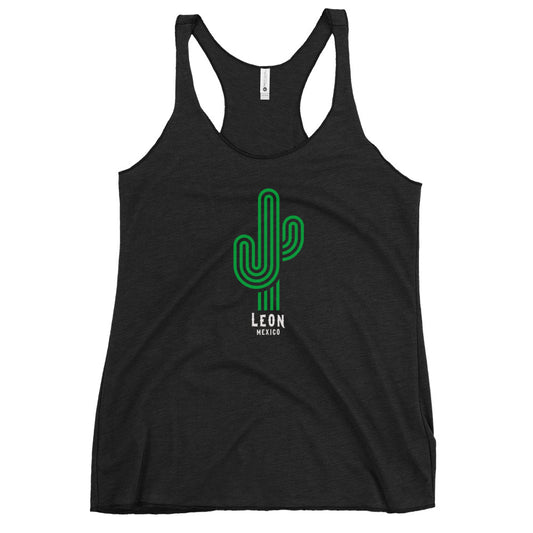Leon Mexico  Graphic Print Women's Racerback Tank Top
