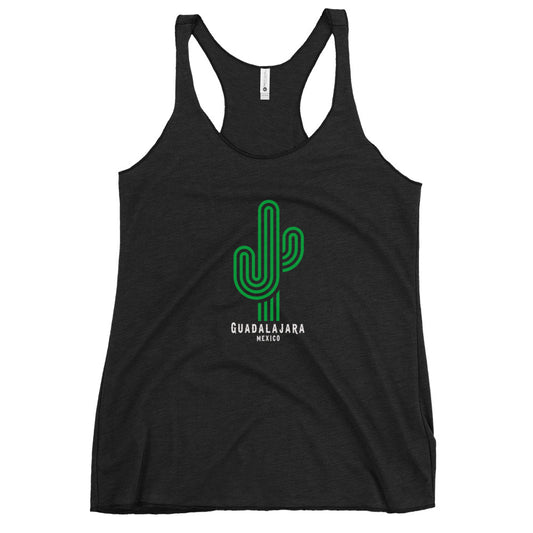 Guadalajara Mexico  Graphic Print Women's Racerback Tank Top