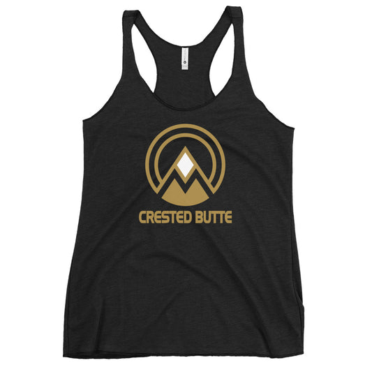 Crested Butte Colorado Ski Resort Vacation Souvenir Women's Racerback Tank Top