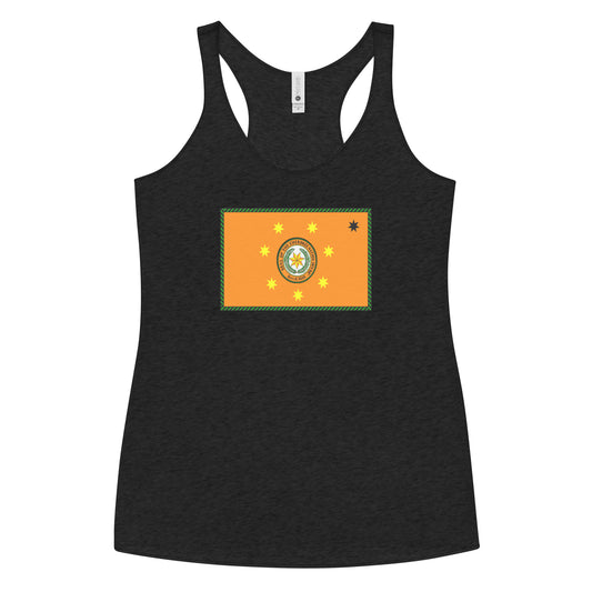 Cherokee Indian Native American Pride Ancestry Tribe Flag Women's Racerback Tank Top